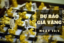 Dự báo giá vàng 13/1: Sẽ tiếp tục tăng tại phiên cuối tuần?