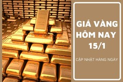 Giá vàng hôm nay 15/1: Vàng SJC tiếp tục tăng mạnh đến 1 triệu đồng/lượng sáng đầu tuần