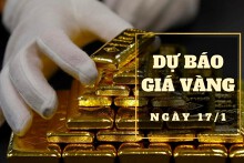 Dự báo giá vàng 17/1: Có thể giảm vào đầu phiên?
