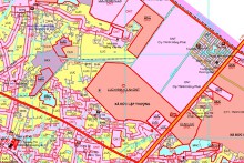 Bản đồ quy hoạch sử dụng đất xã Đức Lập Thượng, huyện Đức Hòa, tỉnh Long An thời kỳ 2021 - 2030