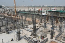 Huy động 1.400 công nhân thi công ga T3 sân bay Tân Sơn Nhất