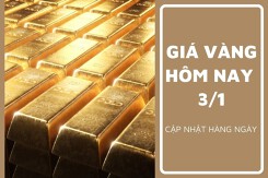 Giá vàng hôm nay 3/1: Điều chỉnh trái chiều 500.000 đồng/lượng