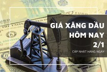 Giá xăng dầu hôm nay 2/1: Tăng nhẹ trở lại