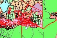 Bản đồ quy hoạch giao thông xã Bưng Riềng, huyện Xuyên Mộc, Bà Rịa - Vũng Tàu đến năm 2030