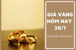 Giá vàng hôm nay 20/1: Vàng SJC trở lại đà giảm, có nơi đến 300.000 đồng/lượng