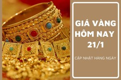 Giá vàng hôm nay 21/1: Vàng SJC giảm đến 600.000 đồng/lượng trong tuần qua