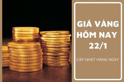 Giá vàng hôm nay 22/1: Vàng SJC giảm cao nhất 500.000 đồng/lượng sáng đầu tuần