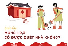 Giải đáp: Mùng 1,2,3 có được quét nhà không?