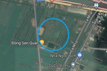 Đất có quy hoạch ở thị trấn Tân Thạnh, huyện Tân Thạnh, tỉnh Long An