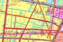 Bản đồ quy hoạch giao thông xã Nhơn Hòa, huyện Tân Thạnh, tỉnh Long An thời kỳ 2021 - 2030