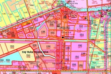 Bản đồ quy hoạch giao thông thị trấn Thạnh Hóa, huyện Thạnh Hóa, tỉnh Long An thời kỳ 2021 - 2030