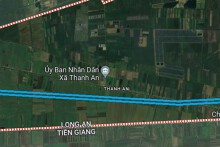 Đường sẽ mở ở xã Thạnh An, huyện Thạnh Hóa, tỉnh Long An