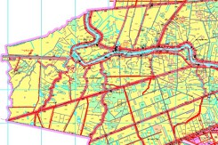 Bản đồ quy hoạch giao thông xã Thạnh Phước, huyện Thạnh Hóa, tỉnh Long An thời kỳ 2021 - 2030