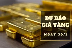Dự báo giá vàng 30/1: Có thể tăng vào đầu phiên?