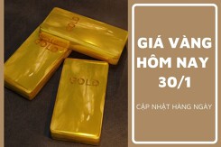 Giá vàng hôm nay 30/1: Vàng SJC bán ra ở ngưỡng 76,8 triệu đồng/lượng