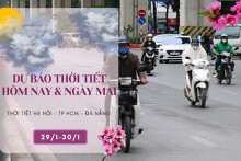 Dự báo thời tiết hôm nay và ngày mai 30/1: Hà Nội rét đậm, rét hại, Đà Nẵng đêm lạnh, TP HCM tiếp tục nắng, cao nhất 35 độ