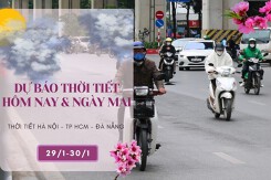 Dự báo thời tiết hôm nay và ngày mai 30/1: Hà Nội rét đậm, rét hại, Đà Nẵng đêm lạnh, TP HCM tiếp tục nắng, cao nhất 35 độ