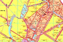 Bản đồ quy hoạch giao thông xã Thái Trị, huyện Vĩnh Hưng, tỉnh Long An đến năm 2030