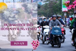 Dự báo thời tiết hôm nay và ngày mai 1/2: Hà Nội tiếp tục tăng nhiệt, Đà Nẵng mưa nhỏ, TP HCM nắng gia tăng và kéo dài