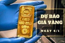 Dự báo giá vàng 6/1: Tiếp tục giảm vào phiên cuối tuần?