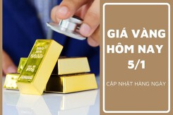Giá vàng hôm nay 5/1: Ổn định, bán ra ở ngưỡng 75,2 triệu đồng/lượng