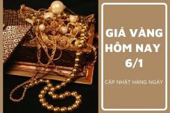 Giá vàng hôm nay 6/1: Vàng SJC ổn định trong phiên giao dịch cuối tuần