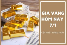 Giá vàng hôm nay 7/1: Vàng SJC trượt dốc xuống dưới mốc 75 triệu đồng/lượng trong tuần qua