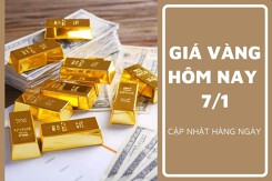 Giá vàng hôm nay 7/1: Vàng SJC trượt dốc xuống dưới mốc 75 triệu đồng/lượng trong tuần qua