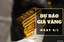Dự báo giá vàng 9/1: Tiếp tục đà suy giảm?