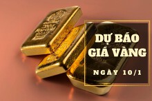 Dự báo giá vàng 10/1: Duy trì đà tăng vừa phục hồi?
