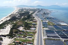 Đề xuất làm 23 km đường ven biển ở Khánh Hòa