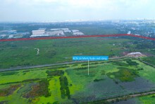 Khu vực quy hoạch khu công nghiệp Lê Minh Xuân mở rộng gần 110 ha tại huyện Bình Chánh