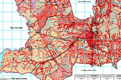 Bản đồ quy hoạch giao thông huyện Hớn Quản, tỉnh Bình Phước đến năm 2030