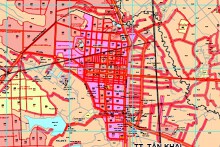 Bản đồ quy hoạch sử dụng đất thị trấn Tân Khai, huyện Hớn Quản, tỉnh Bình Phước đến năm 2030