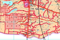 Bản đồ quy hoạch giao thông thị trấn Tân Khai, huyện Hớn Quản, tỉnh Bình Phước đến năm 2030