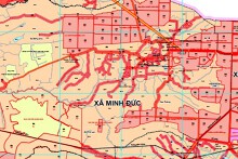 Bản đồ quy hoạch giao thông xã Minh Đức, huyện Hớn Quản, tỉnh Bình Phước đến năm 2030