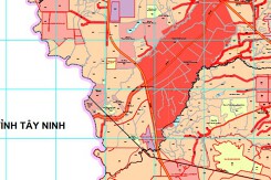 Bản đồ quy hoạch sử dụng đất xã Minh Tâm, huyện Hớn Quản, tỉnh Bình Phước đến năm 2030
