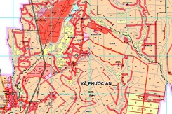 Bản đồ quy hoạch sử dụng đất xã Phước An, huyện Hớn Quản, tỉnh Bình Phước đến năm 2030
