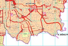 Bản đồ quy hoạch giao thông xã Tân Hưng, huyện Hớn Quản, tỉnh Bình Phước đến năm 2030