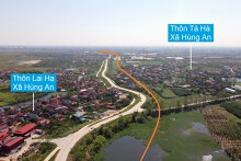 Toàn cảnh đường kết nối di sản văn hoá du lịch và phát triển kinh tế dọc sông Hồng sắp mở qua huyện Kim Động, Hưng Yên