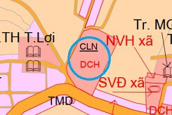 Đất có quy hoạch ở xã Tân Lợi, huyện Hớn Quản, tỉnh Bình Phước