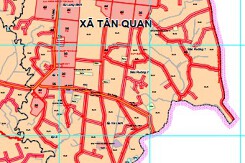 Bản đồ quy hoạch giao thông xã Tân Quan, huyện Hớn Quản, tỉnh Bình Phước đến năm 2030