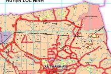 Bản đồ quy hoạch sử dụng đất xã Thanh An, huyện Hớn Quản, tỉnh Bình Phước đến năm 2030