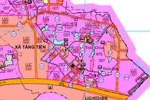 Bản đồ quy hoạch sử dụng đất phường Tăng Tiến, thị xã Việt Yên, Bắc Giang