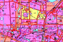 Bản đồ quy hoạch giao thông phường Quảng Minh, thị xã Việt Yên, Bắc Giang