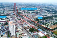 Đất sẽ thu hồi để mở rộng cao tốc Mỹ Phước - Tân Vạn lên 8 làn xe