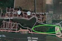 Đất có quy hoạch ở phường Quang Châu, thị xã Việt Yên, Bắc Giang