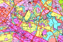 Bản đồ quy hoạch sử dụng đất phường Tự Lạn, thị xã Việt Yên, Bắc Giang