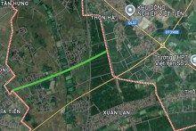 Đường sẽ mở ở xã Hương Mai, thị xã Việt Yên, Bắc Giang