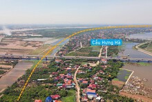 Toàn cảnh đường kết nối di sản văn hoá du lịch và phát triển kinh tế dọc sông Hồng sắp mở qua TP Hưng Yên